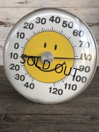 Vintage Thermometer Smiley Happy Face (J274)