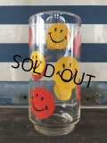 Vintage Glass Smiley Happy Face (J267)