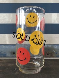 Vintage Glass Smiley Happy Face (J267)