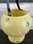 画像4: Vintage Plastic Bucket Smiley Happy Face (J271)