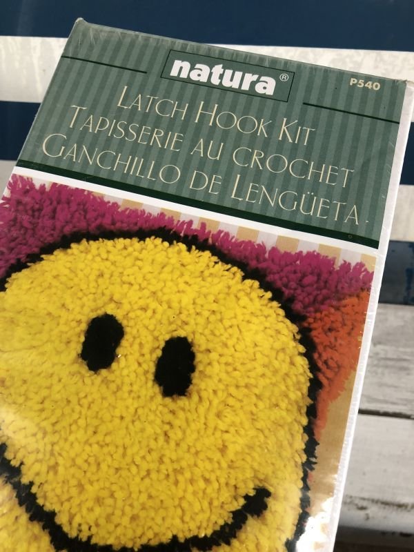 画像5: Vintage Latch Hook Kit Smiley Happy Face (J270)