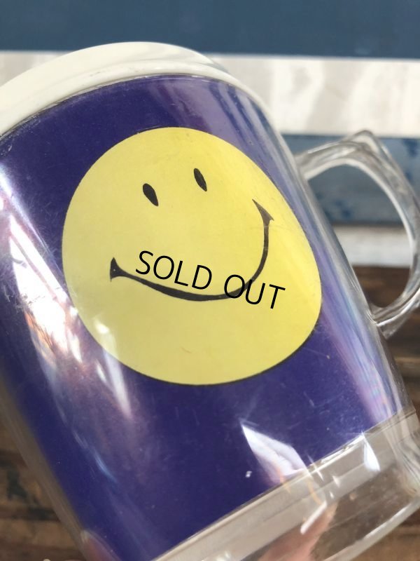 画像7: Vintage Plastic Cup Smiley Happy Face (J269)