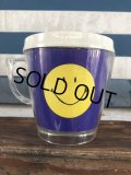 Vintage Plastic Cup Smiley Happy Face (J269)