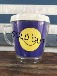 Vintage Plastic Cup Smiley Happy Face (J269)