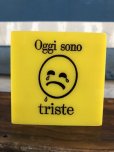 画像3: Vintage Italian Mood Cube Smiley Happy Face (J272)