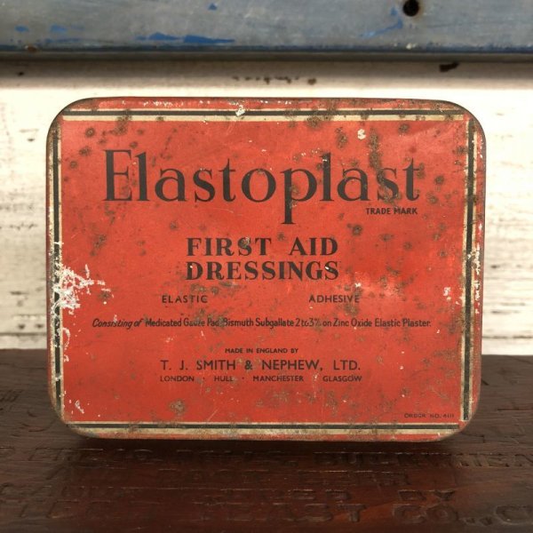 画像1: Vintage Tin Elastoplast First Aid Dressing (J276)