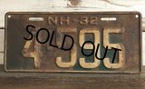 30s Vintage Lisence Plate 4-595 (J295)