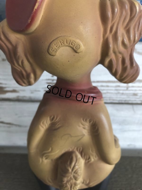 画像6: 40s Vintage Serugo Rubber Fire Dog Squeak Doll (J282)