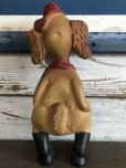 画像3: 40s Vintage Serugo Rubber Fire Dog Squeak Doll (J282)