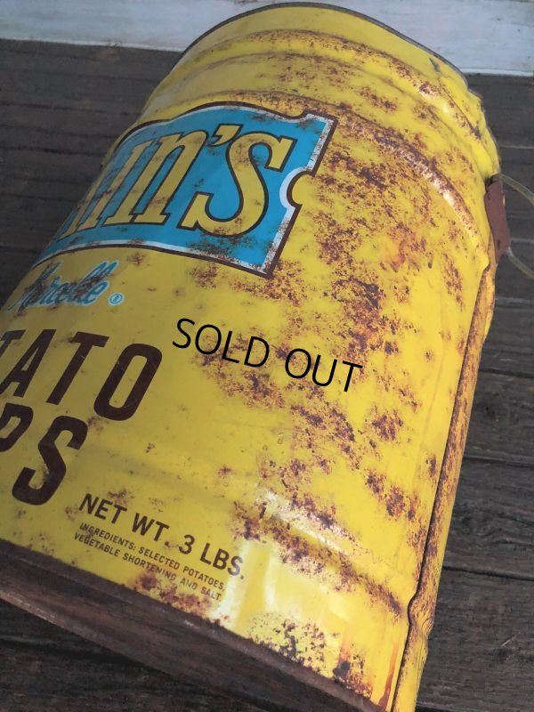 画像9: Vintage Cain's Potato Chips Can (J288) 
