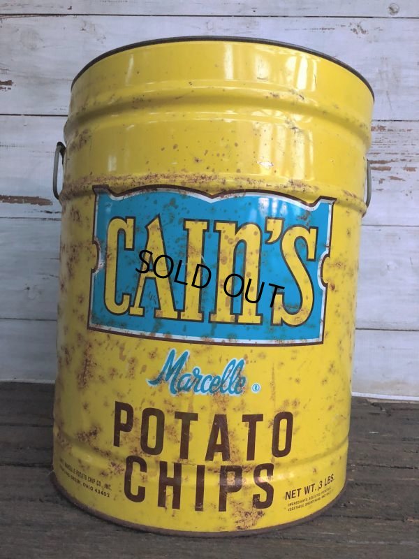 画像3: Vintage Cain's Potato Chips Can (J288) 