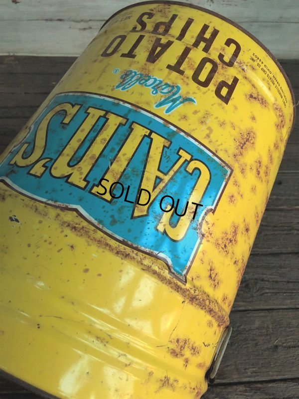画像7: Vintage Cain's Potato Chips Can (J288) 