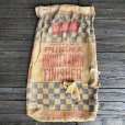 画像5: Vintage PURINA BROILER CHOW FINISHER 49 Burlap Bag 100 LBS (J289)