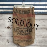 Vintage CV Potato Burlap Bag 50 LBS (J292)