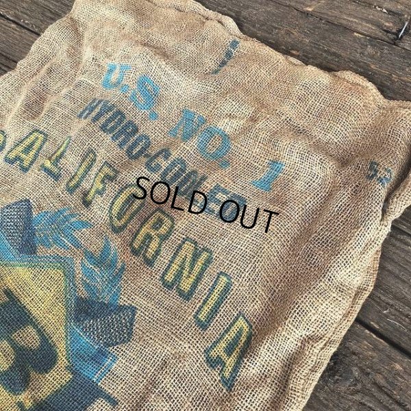 画像4: Vintage LBI Potato Burlap Bag 100 LBS (J291)