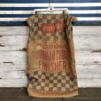 画像1: Vintage PURINA BROILER CHOW FINISHER 49 Burlap Bag 100 LBS (J289) (1)