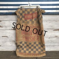 Vintage PURINA BROILER CHOW FINISHER 49 Burlap Bag 100 LBS (J289)