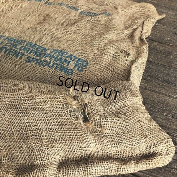 画像7: Vintage LBI Potato Burlap Bag 100 LBS (J291)