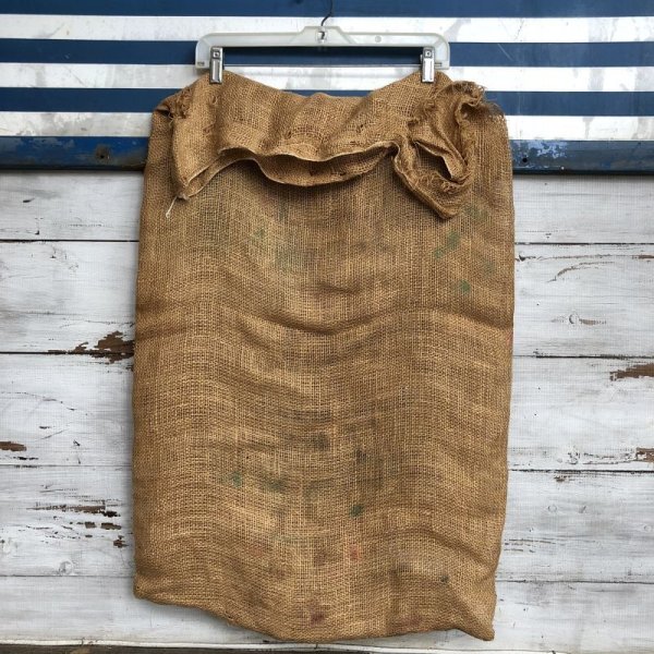 画像2: Vintage Voyageur Potato Burlap Bag 100 LBS (J290)