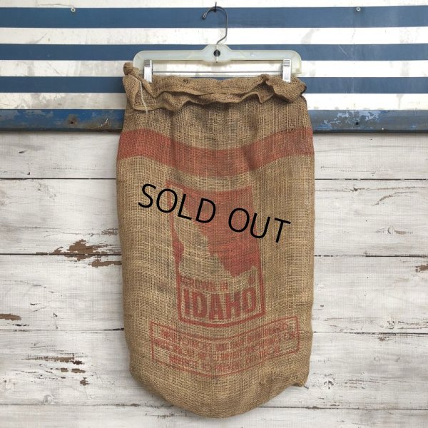 画像2: Vintage CV Potato Burlap Bag 50 LBS (J292)