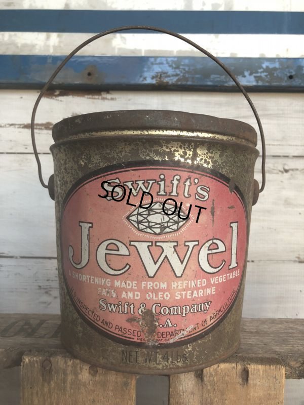 画像3: Vintage Swift's Co USA Jewel 4 Lbs Bucket Can (J294)