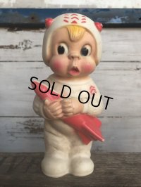 50s Vintage Dream Land Rocket Boy Squeak Doll (J295)  