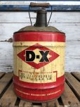 画像1: Vintage DX 5 GAL Gas Oil Can (J297)   (1)