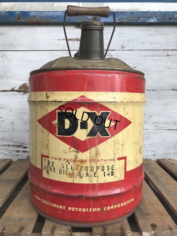 画像1: Vintage DX 5 GAL Gas Oil Can (J297)  