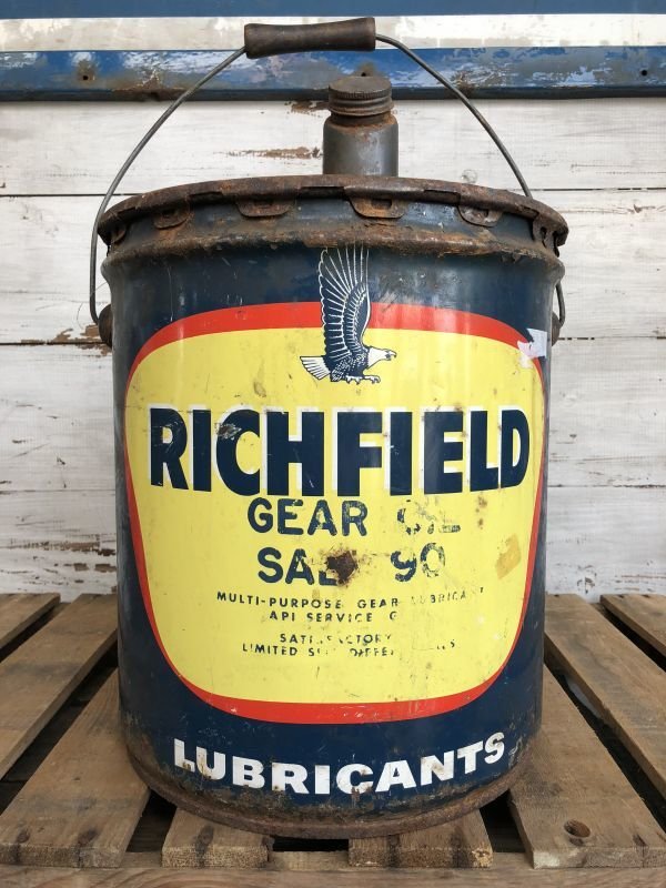 画像1: Vintage Richfield 5 GAL Gas Oil Can (J296)  