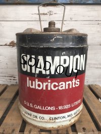 Vintage Champion 5 GAL Gas Oil Can (J300)  