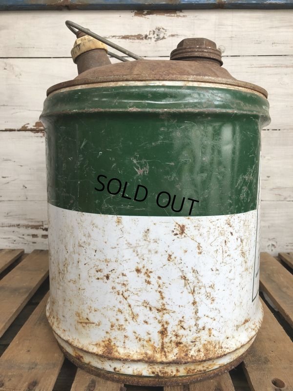 画像2: Vintage Quaker State 5 GAL Gas Oil Can (J299)  