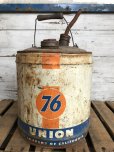 画像1: Vintage 76 UNION 5 GAL Gas Oil Can (J298)   (1)