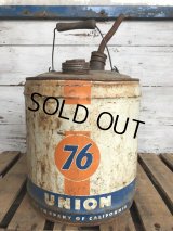 Vintage 76 UNION 5 GAL Gas Oil Can (J298)  
