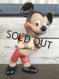 Vintage Mickey Rubber Doll Dell (J302)