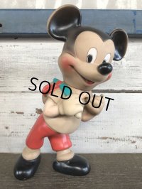 Vintage Mickey Rubber Doll Dell (J302)