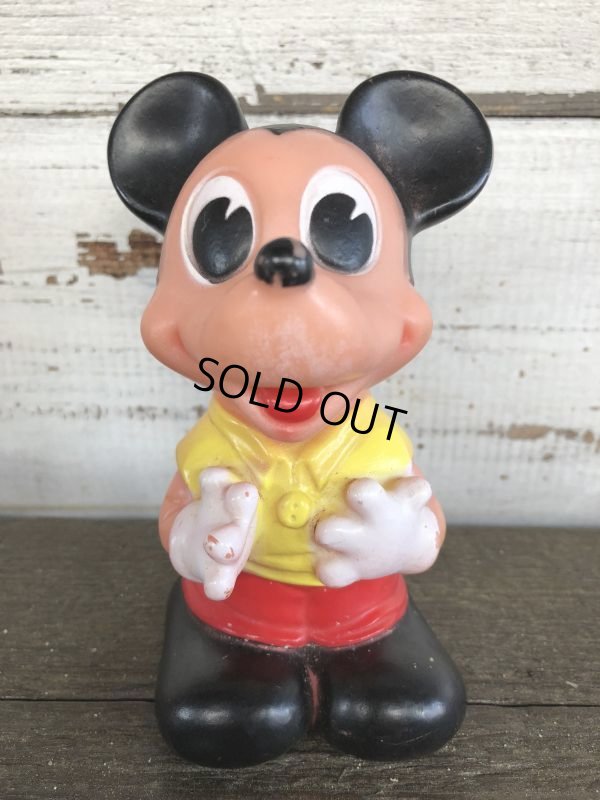 画像1: Vintage Mickey Rubber Doll Ledraplastic (J305)