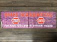 画像2: Vintage NAPA UNITED BRAKE HEADQUARTERS Banner Sign (J322)   (2)