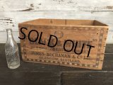 Vintage Black & White Scotch Whisky  Wooden Crate (J323)