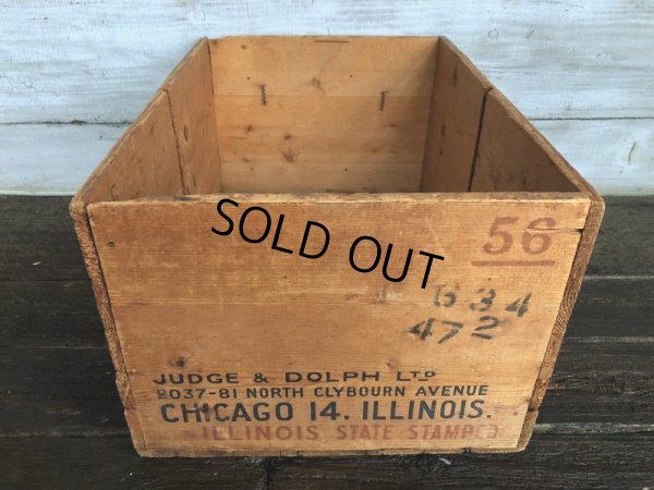 画像5: Vintage Black & White Scotch Whisky  Wooden Crate (J323)