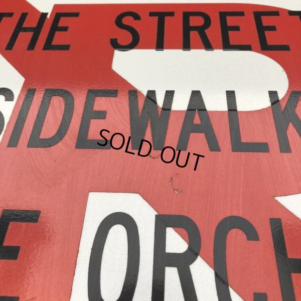 画像5: Vintage Road Sign NO VEHICLE PARKING (J331)  