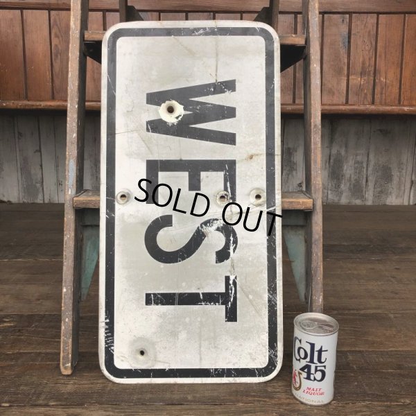 画像10: Vintage Road Sign WEST (J324)