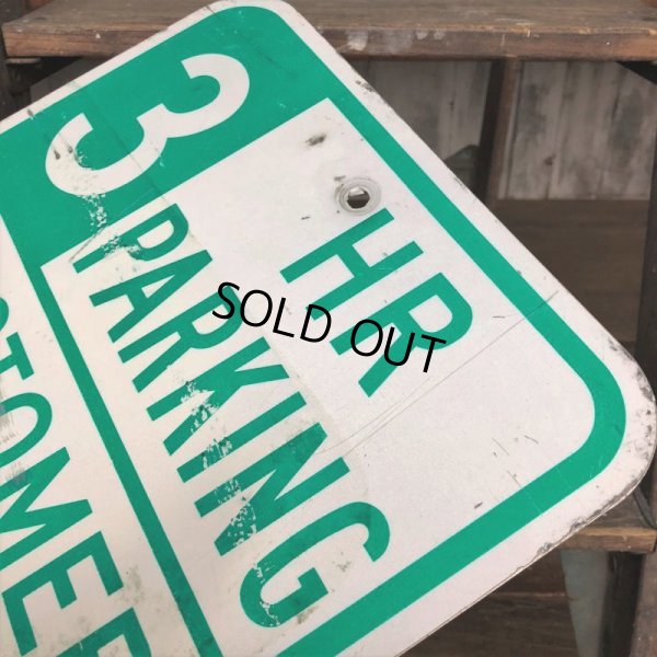 画像7: Vintage Road Sign 3 HR PARKING (J326)