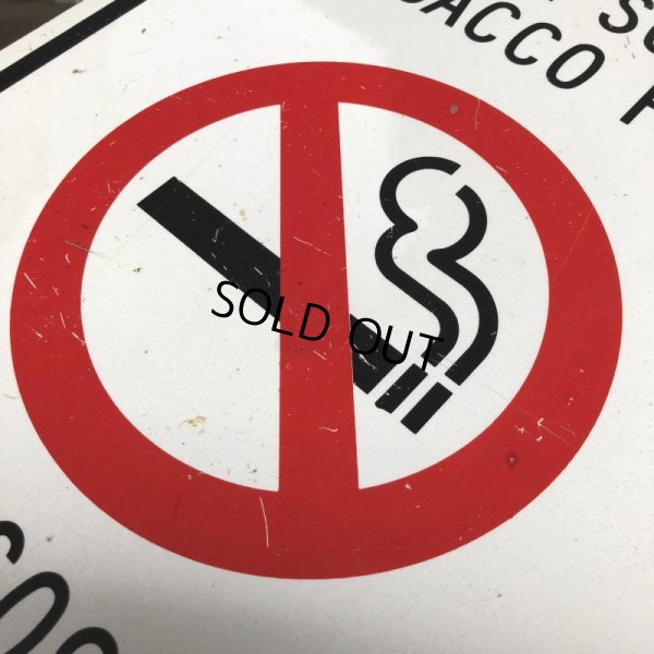 画像5: Vintage Road Sign Seattle Schools Tobacco Free No Smoking (J329)
