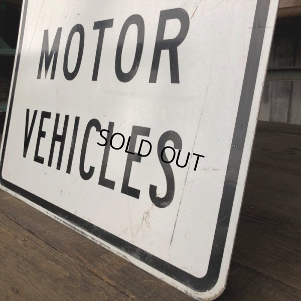 画像2: Vintage Road Sign NO MOTOR VEHICLES (J330)  