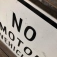 画像3: Vintage Road Sign NO MOTOR VEHICLES (J330)  