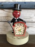 画像1: Vintage Heinz Mr Aristocrat Tomato Man Talking Alarm Clock (J335) (1)