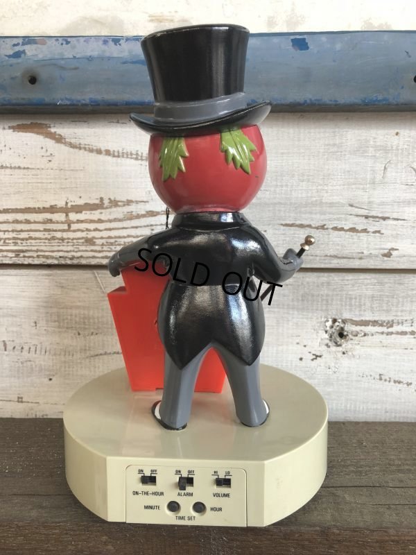 画像3: Vintage Heinz Mr Aristocrat Tomato Man Talking Alarm Clock (J335)