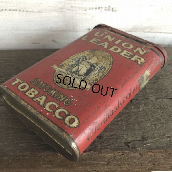画像7: Vintage UNION LEADER Tabacco Pocket Tin Can (J340)    