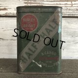 Vintage HALF AND HALF Tabacco Pocket Tin Can (J338)    