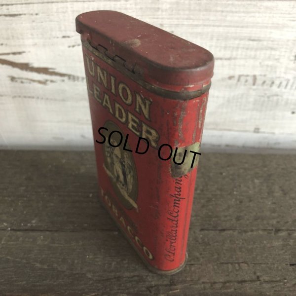 画像4: Vintage UNION LEADER Tabacco Pocket Tin Can (J340)    